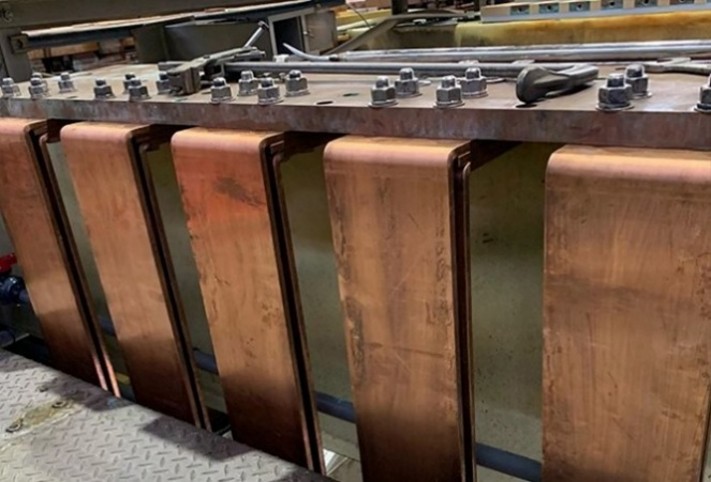 銅バー(ブスバー)解体＋新規取付