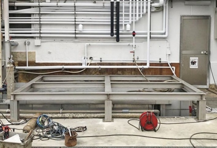 チラー架台の製作