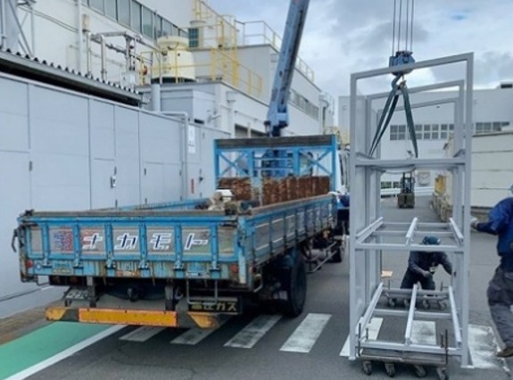 オーダーメイド鉄製収納棚の製作